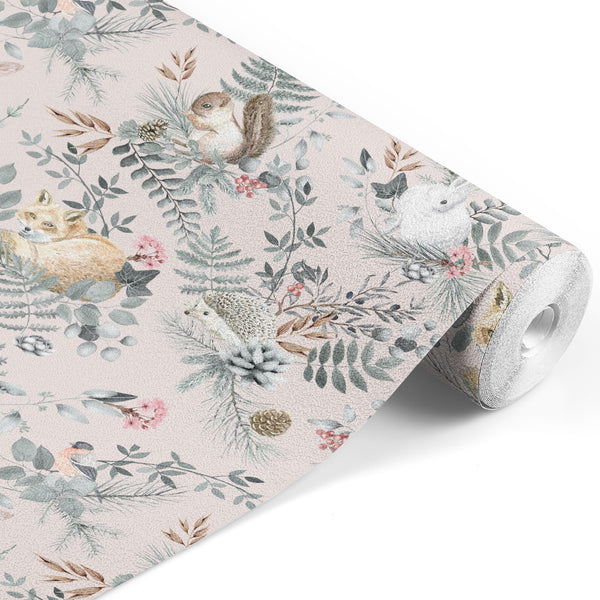 Papel de Parede Woodland – Pink – Pastelowe Love – imagem 6