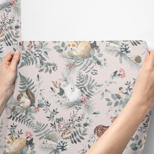 Papel de Parede Woodland – Pink – Pastelowe Love – imagem 7