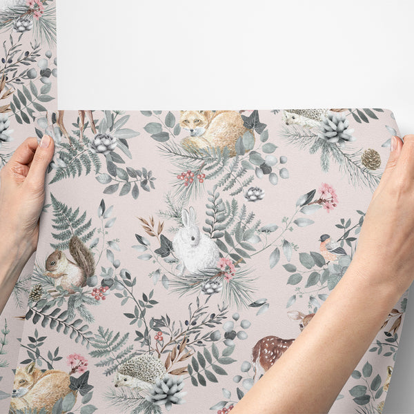 Papel de Parede Woodland – Pink – Pastelowe Love – imagem 7