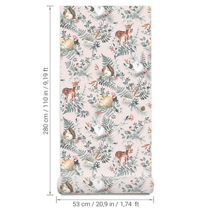 Papel de Parede Woodland – Pink – Pastelowe Love – imagem 8