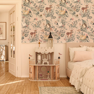 Papel de Parede Woodland – Pink – Pastelowe Love – imagem 9