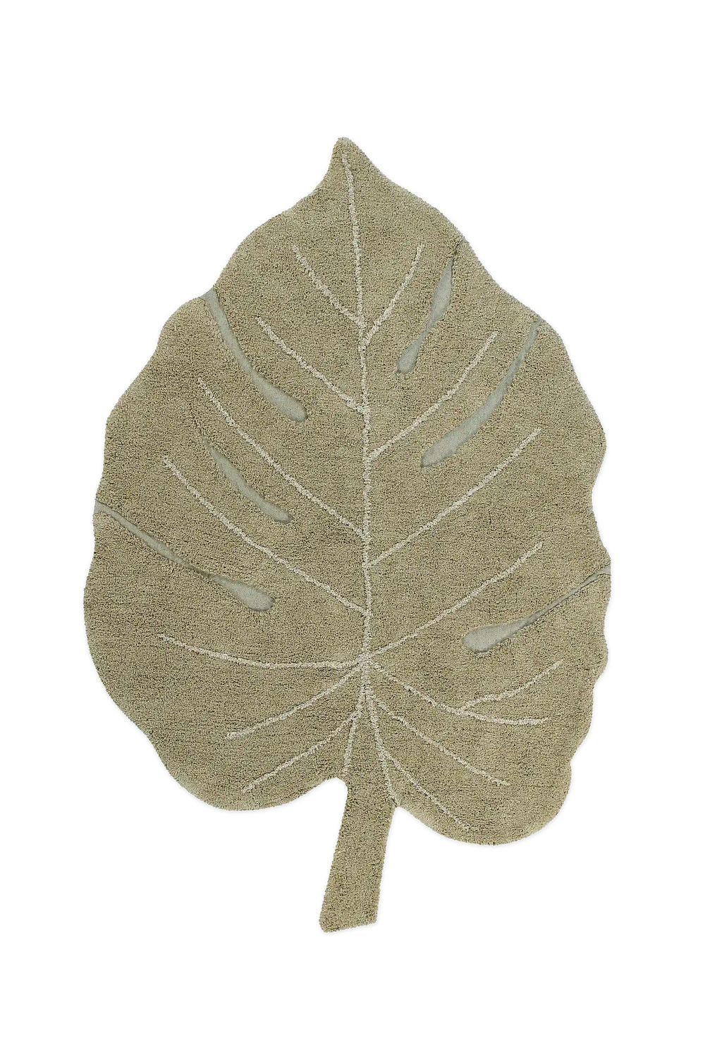 Tapete lavável Monstera Oliva – Lorena Canals