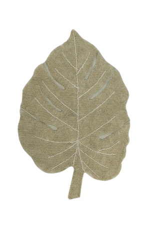 Tapete lavável Monstera Oliva – Lorena Canals