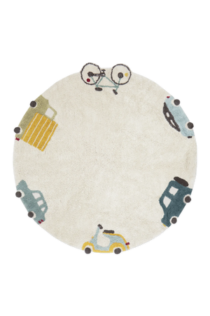 Tapete lavável Wheels – Lorena Canals