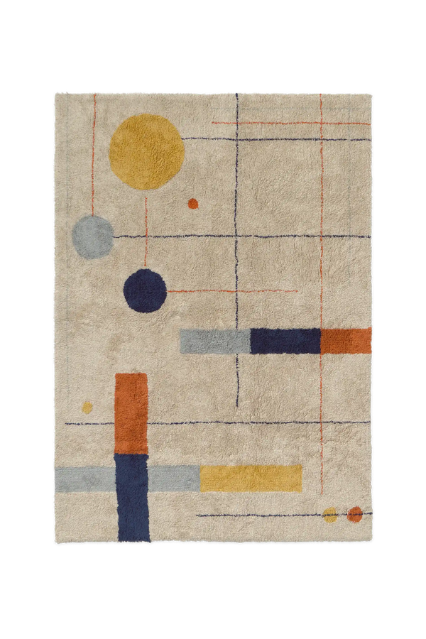 Tapete lavável Geometrical Shapes — Less is More — Lorena Canals
