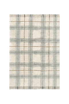 Tapete lavável Tartan Azul Sálvia — Lorena Canals
