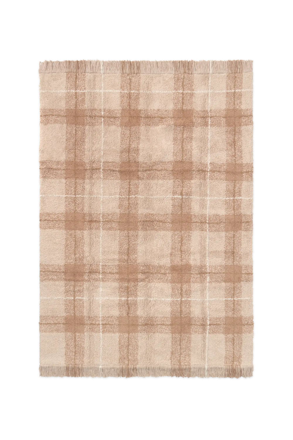 Tapete lavável Tartan Rosa — Lorena Canals