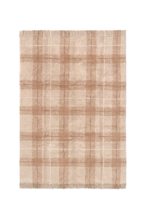 Tapete lavável Tartan Rosa — Lorena Canals