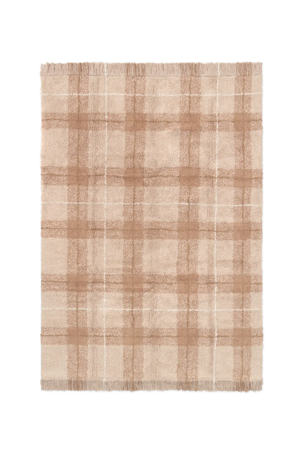 Tapete lavável Tartan Rosa — Lorena Canals