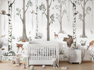 Mural Floresta Branca – Kikki Belle – imagem 2