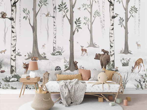 Mural Floresta Branca – Kikki Belle – imagem 4