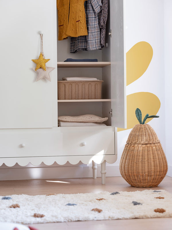 Roupeiro Babushka de três portas Wood Luck Design — Branco, imagem 4