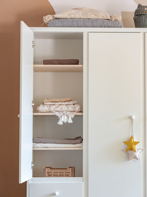 Roupeiro Babushka de três portas Wood Luck Design — Branco, imagem 5