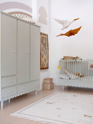 Roupeiro Babushka de três portas Wood Luck Design — Olive, imagem 3