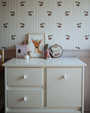 Cómoda Babushka baixa Wood Luck Design — Branco, imagem 5