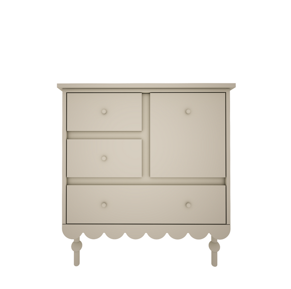 Cómoda Babushka baixa Wood Luck Design — Olive, imagem 2