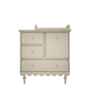 Cómoda Babushka baixa Wood Luck Design — Olive, imagem 4