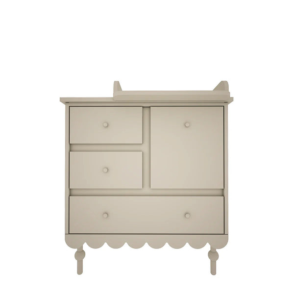 Cómoda Babushka baixa Wood Luck Design — Olive, imagem 4