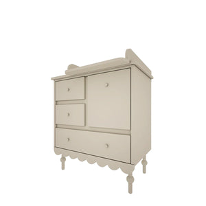 Cómoda Babushka baixa Wood Luck Design — Olive, imagem 5
