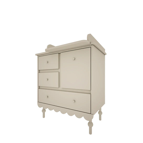 Cómoda Babushka baixa Wood Luck Design — Olive, imagem 5