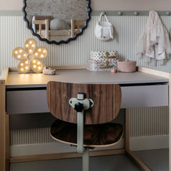 Secretária Basic com gavetas — Wood Luck Design — ambiente truffle