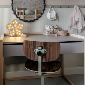 Secretária Basic com gavetas — Wood Luck Design — ambiente truffle