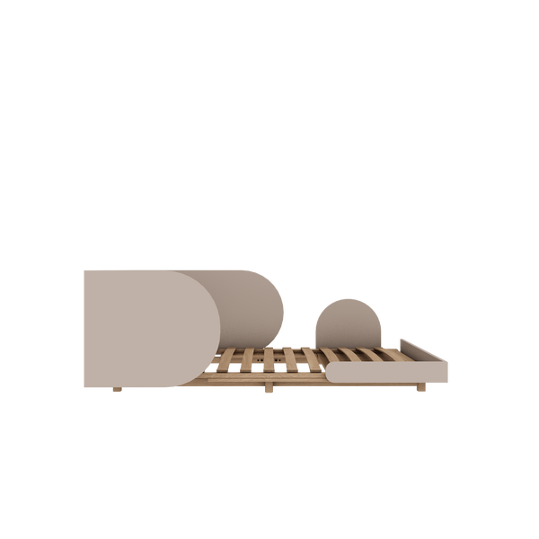 Cama extensível Bloom 90 × 160–200 cm — Wood Luck Design