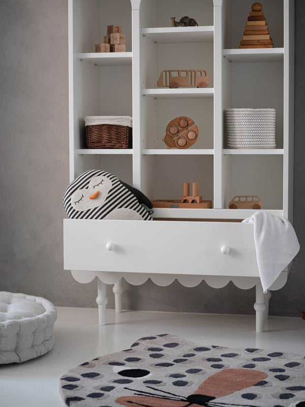 Estante Babushka Wood Luck Design — Branco