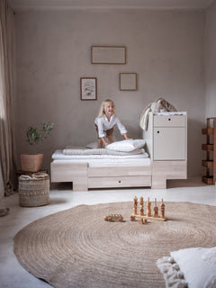 Cama evolutiva Smart 80 × 120–160 cm — Wood Luck Design — ambiente