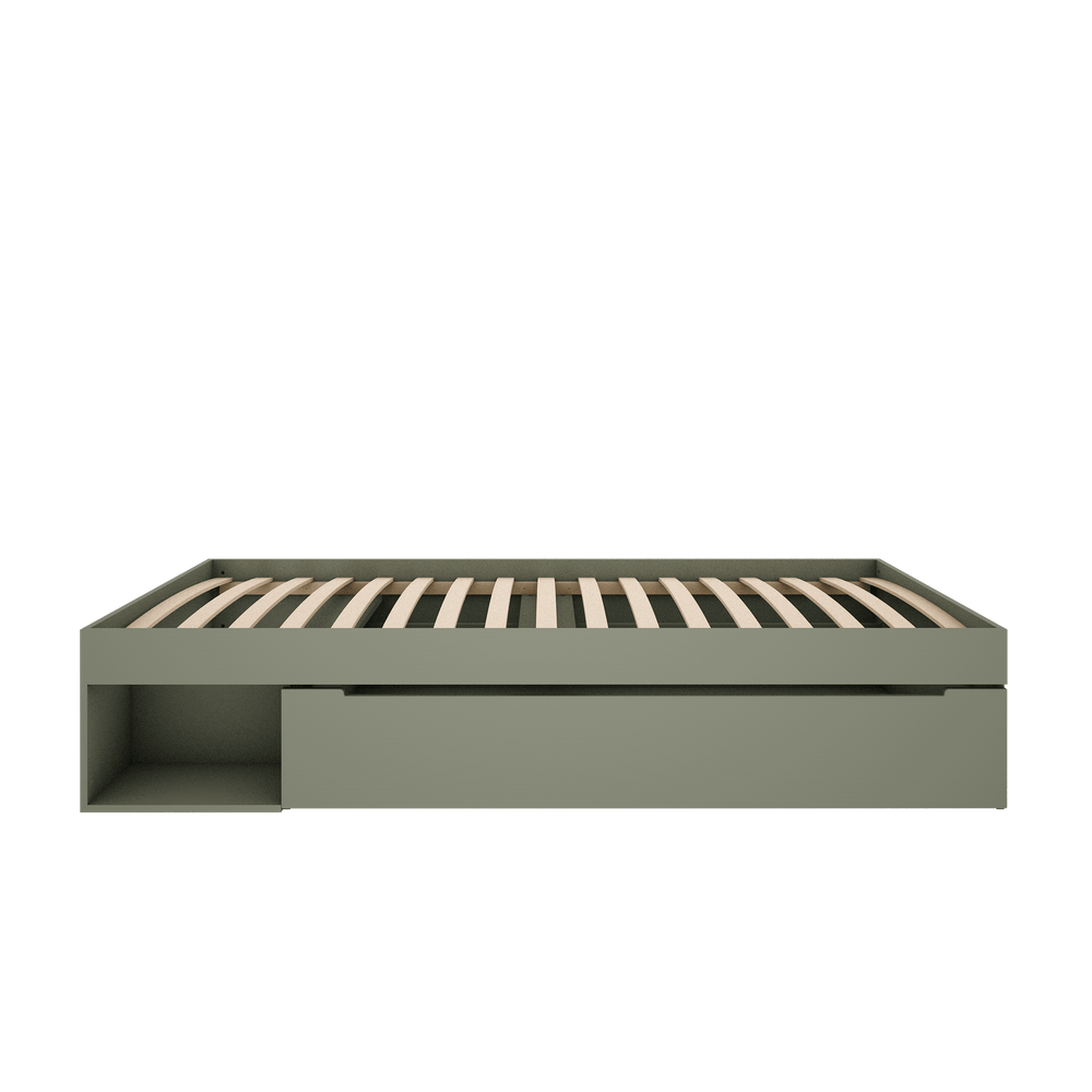 Cama Flora com gaveta — Wood Luck Design — ambiente Eucalyptus