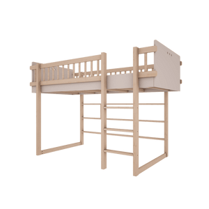 Cama elevada baixa Basic 90 × 200 cm — Wood Luck Design