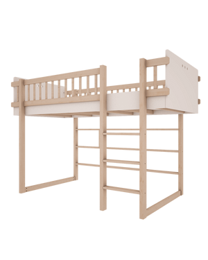 Cama elevada baixa Basic 90 × 200 cm — Wood Luck Design
