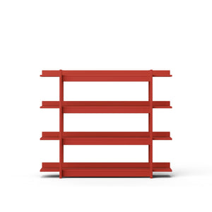 Estante Frame Wood Luck Design — Vermelho — vista frontal