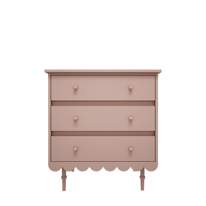 Cómoda Babushka de três gavetas Wood Luck Design — Rosa, imagem 2