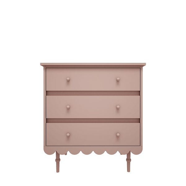 Cómoda Babushka de três gavetas Wood Luck Design — Rosa, imagem 2