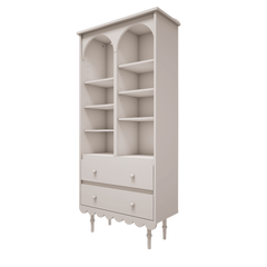Estante Babushka grande Wood Luck Design — Branco, imagem 1