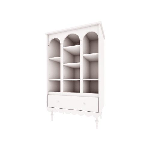 Estante Babushka Wood Luck Design — Branco, imagem 1