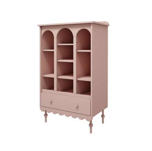 Estante Babushka Wood Luck Design — Rosa, imagem 1