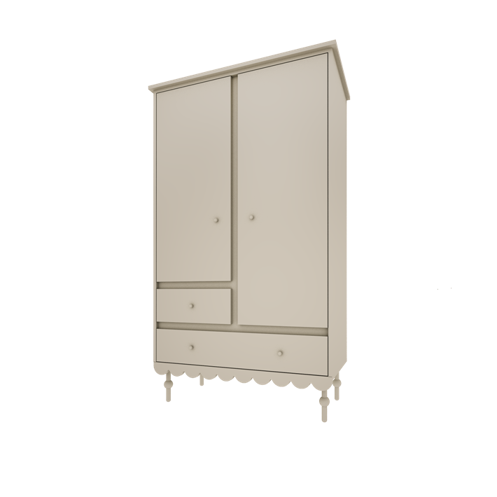 Roupeiro Babushka de duas portas Wood Luck Design — Olive, imagem 1