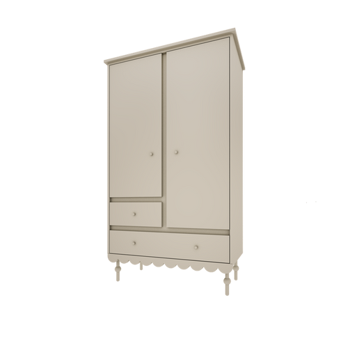 Roupeiro Babushka de duas portas Wood Luck Design — Olive, imagem 1