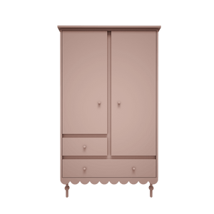 Roupeiro Babushka de duas portas Wood Luck Design — Rosa, imagem 2
