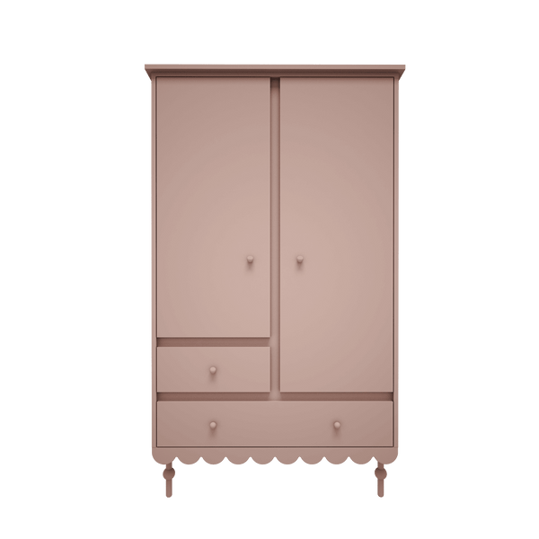 Roupeiro Babushka de duas portas Wood Luck Design — Rosa, imagem 2