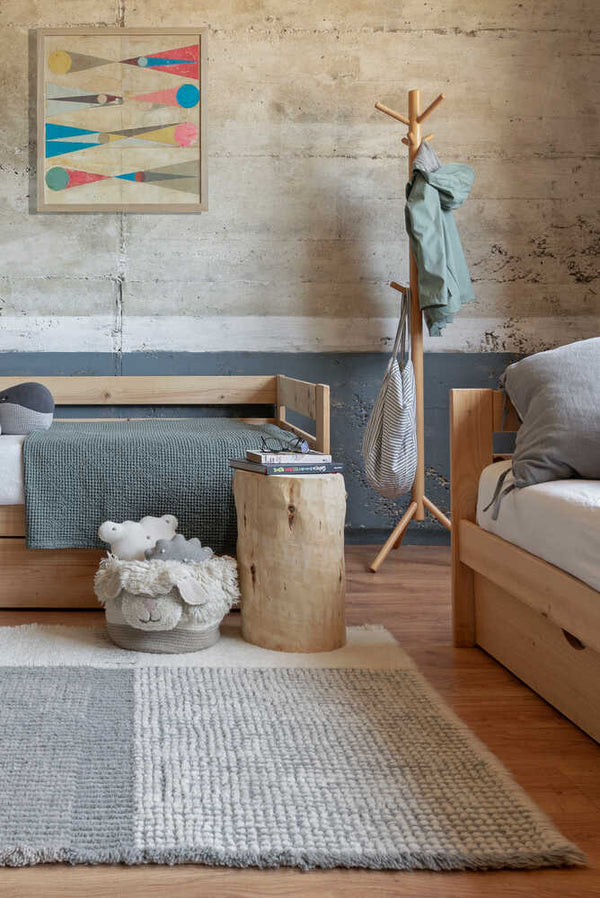 Tapete de lã lavável Kaia Smoke Blue — Lorena Canals