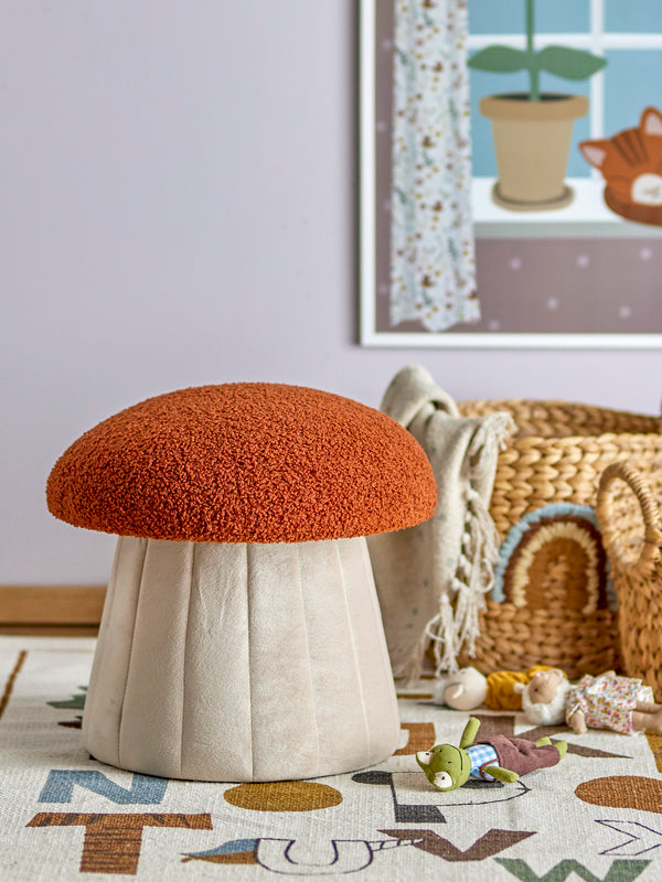 Bertil Pufe - Vermelho | Bloomingville MINI – imagem 4