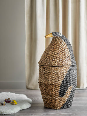 Tazia Cesto com Tampa - Preto | Bloomingville MINI – imagem 5