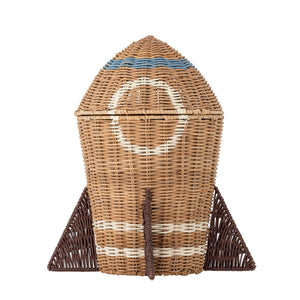 Space Cesto com Tampa - Natural | Bloomingville MINI – imagem 1