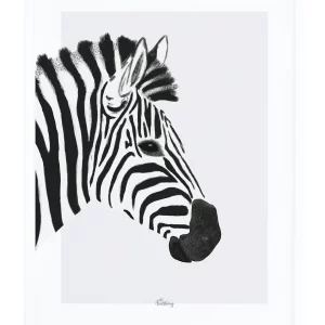 Poster + Moldura Zebra