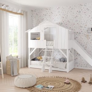 Bunk Bed Tree House with slide