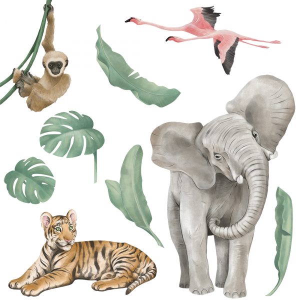 Stickers de Parede Safari Animals I
