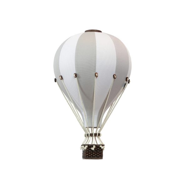 Balão Decorativo Cinza/Branco